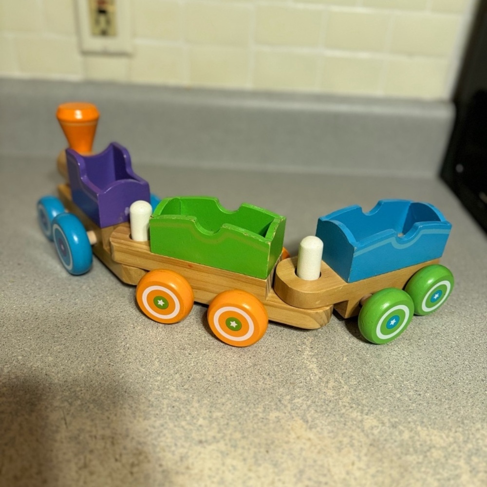 Melissa and Doug Wooden Train